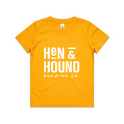 Children's t-shirt large white logo front